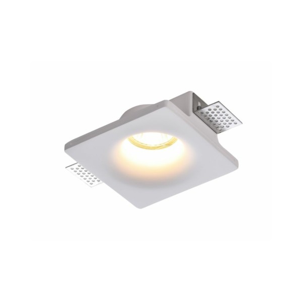 Гіпсовий точковий врізний світильник Oledim 7771267 TS1 GYPSUM GU10 1x10W IP20 Білий - фото №2