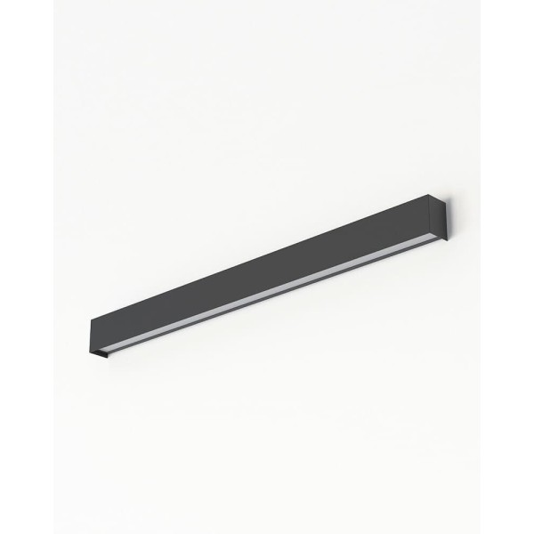 Бра, настенный светильник Nowodvorski 7561 Straight Wall LED T8LED 1x16W 3000K 2300Lm IP20 графитовый