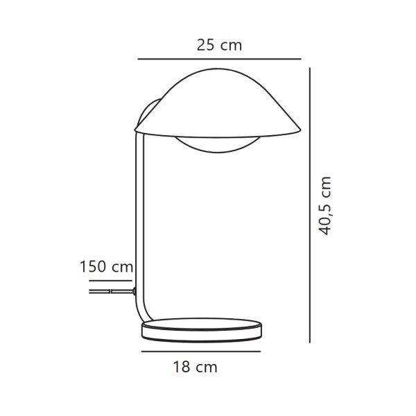 Настільна лампа Nordlux 2213115009 Freya E14 1x40W IP20 бежева - фото №3
