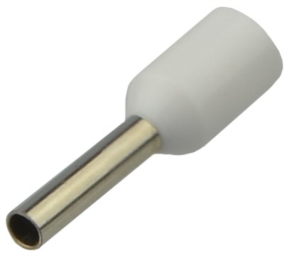 Наконечник Аско-Укрем НТ 0,5-06 изолированный белый 100шт (A0060010042)