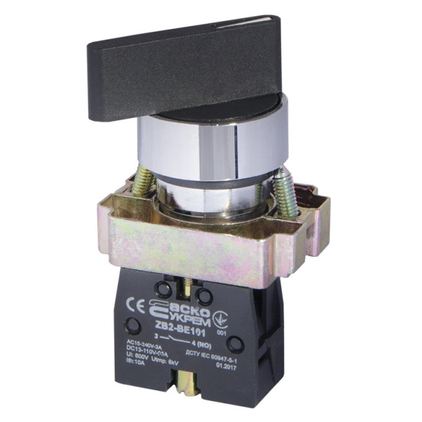 Перемикач Аско-Укрем XB2-BJ21 (0-I) (A0140010006) - фото №1