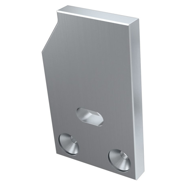 Заглушка Lumines для типа I10 с отверстием правая серебро