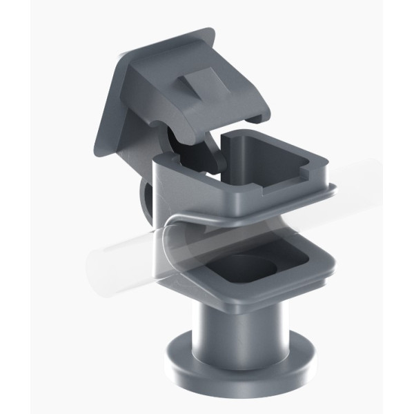 Держатель Leo Lightman Сlip М8 Pa серый (301089) - фото №1