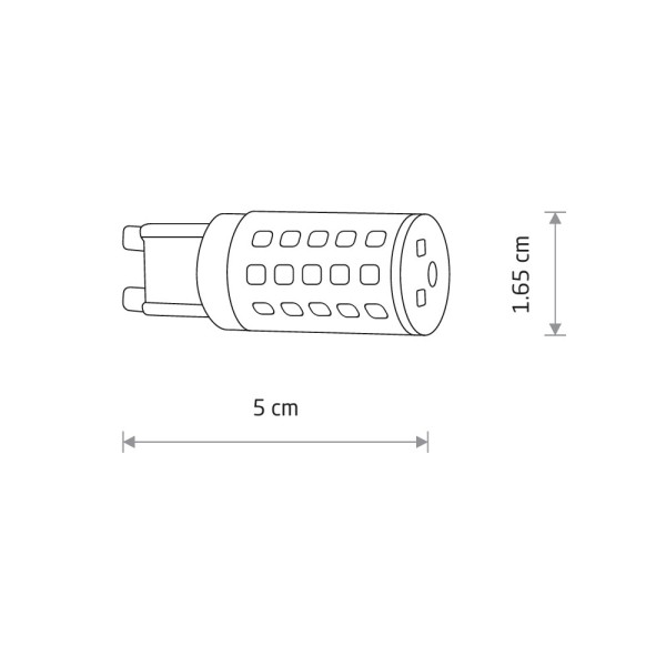 Светодиодная лампочка Nowodvorski 7504 Bulb G9 1x4W 4000K 390Lm IP20 - фото №1