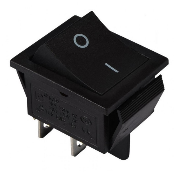 Переключатель TNSy KCD2-201 B/B черный (TNSy5500765)