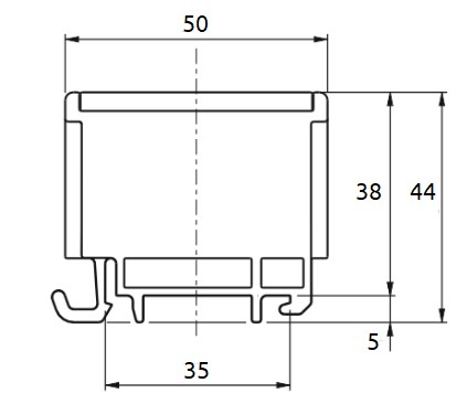 Клема Promfactor FT 1Р Cu:2.5-50мм²/ Al:6-50 6-50мм² жовто-зелена FT1050G - фото №3