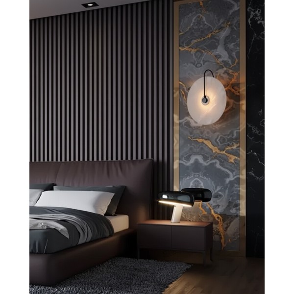 Бра, настінний світильник Kloodi WA-IRIS 250 3K BK LED 1x3W 150Lm IP20 чорний - фото №3