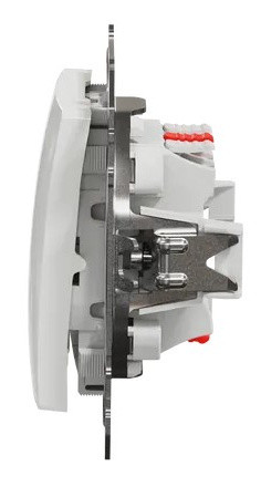 Двоклавішний перемикач Schneider Electric Sedna Design & Elements білий SDD111108 - фото №3