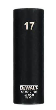 Подовжена головка торцева DeWALT DT7551 Impact 17мм