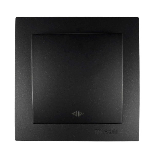 Вимикач Nilson Touran чорний мат 1кл проміжний ( 24381010 )