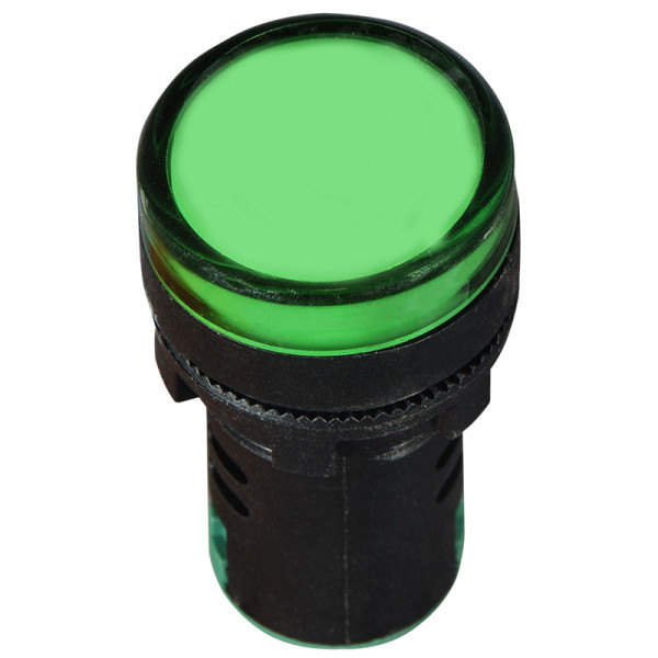 Сигнальна арматура Аско-Укрем AD22-22DS 12В AC/DC зелена (A0140030162) - фото №4