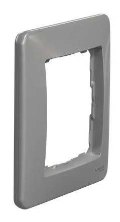 Рамка 1-местная Schneider Electric Sedna Design алюминий SDD313801 - фото №1