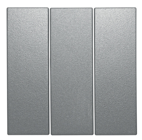 Клавиши для 3-клавишных выключателей, алюминий, Berker B.3/B.7