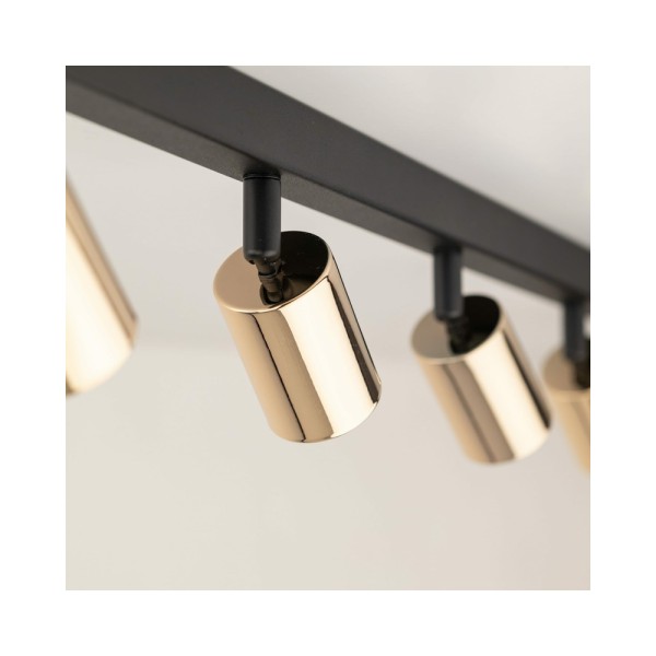 Світильник поворотний, спот TK Lighting 5997 Top GU10 8x10W IP20 Золотий - фото №1