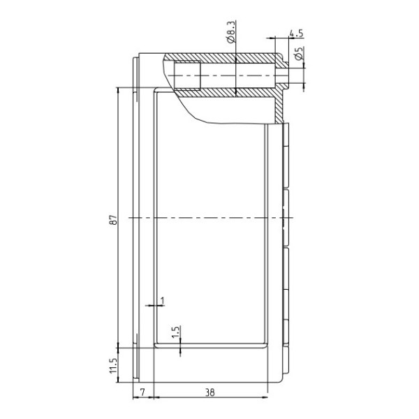 Коробка распаечная Spelsberg PS 1111-7-to (sp11100401) IP66 с гладкими стенками - фото №1