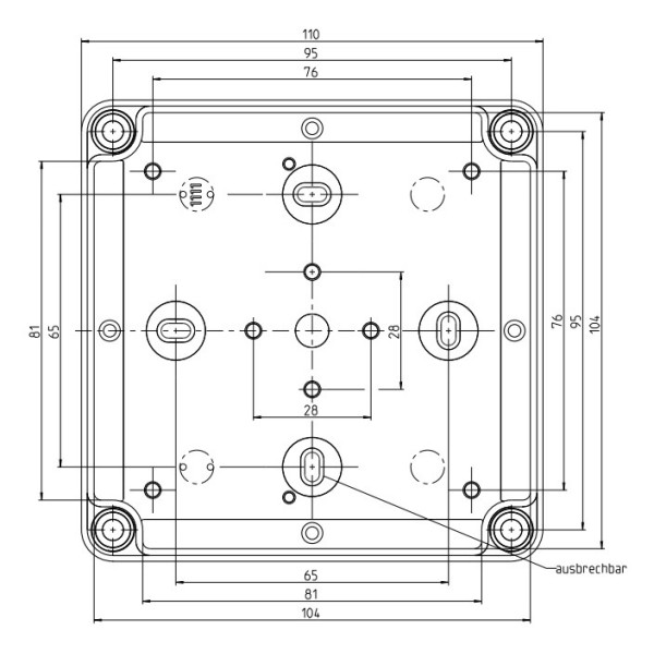 Коробка распаечная Spelsberg PS 1111-7-to (sp11100401) IP66 с гладкими стенками - фото №2