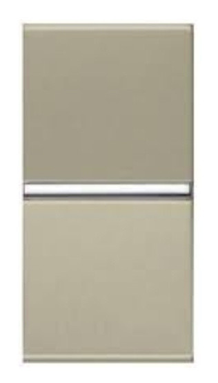 Одноклавішний універсальний вимикач ABB Zenit N2102 CV 1М (шампань)