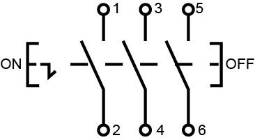 Блок кнопок Аско-Укрем BS-211B (A0140020209) - фото №3