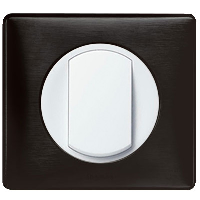 Рамка одинарная Legrand Celiane карбон - фото №1