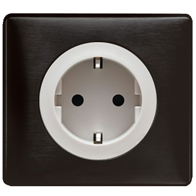 Рамка одинарная Legrand Celiane карбон - фото №2