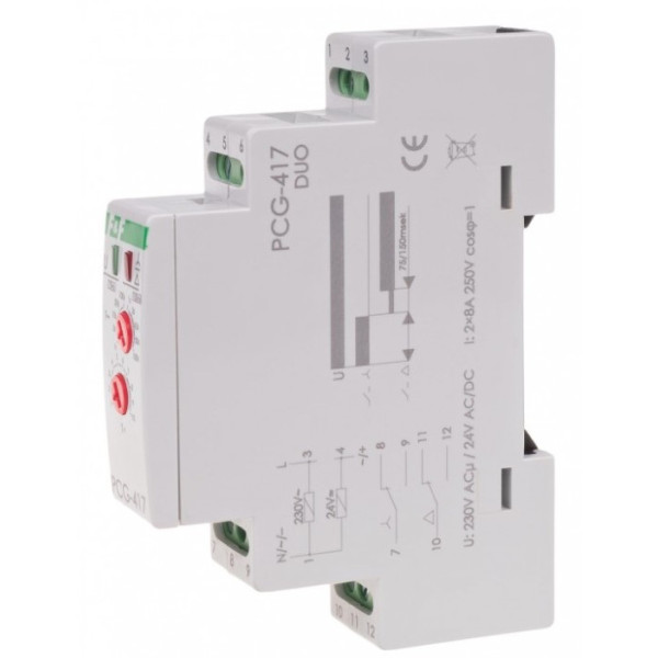 Реле часу запуску зірка-трикутник F&F PCG-417 DUO - фото №1