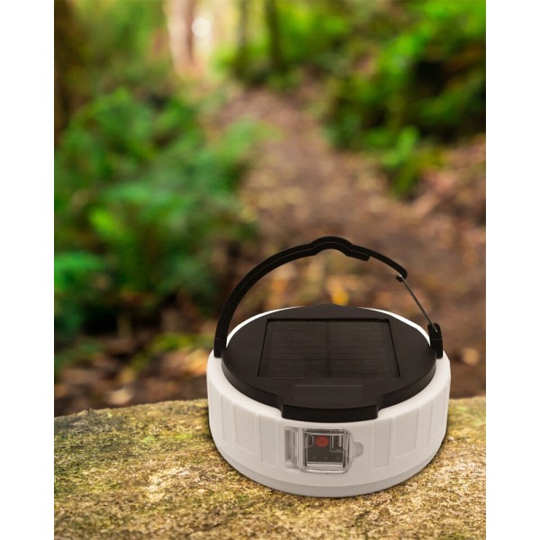 Вуличний світильник на сонячній батареї Goldlux 330949 K3 LED 1x2W 6500K 250Lm IP44 білий - фото №1