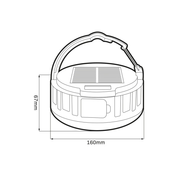 Вуличний світильник на сонячній батареї Goldlux 330949 K3 LED 1x2W 6500K 250Lm IP44 білий - фото №4