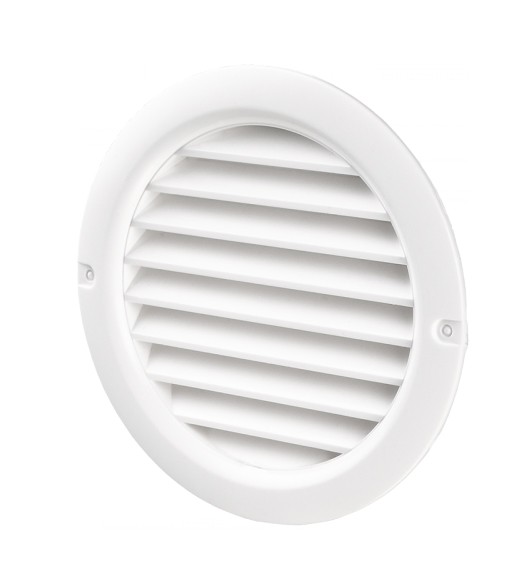 Решетка Домовент ДВ 100 бВс белая