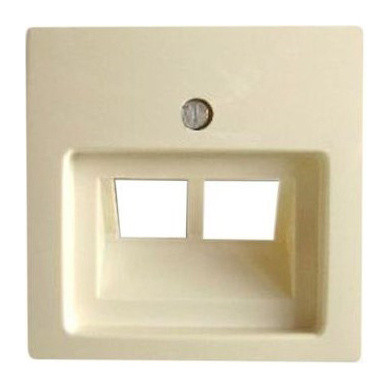 Одноместная двухмодульная центральная плата ABB Basic 55 2CKA001753A0097 1803-02-92-507 (слоновая кость)