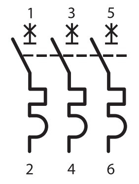 Модульный автоматический выключатель E.Next e.mcb.stand.60.3.C4 3р 4А C (s002127) - фото №7