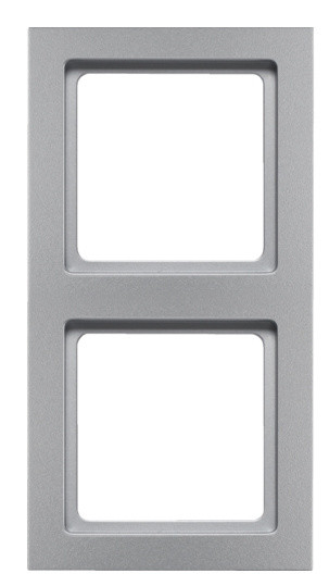 Рамка 2-местная алюминий Berker Q.3