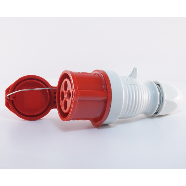 Трехфазный переносной разъем WALTHER WL310406 (3P+E) 16А 380V IP44 - фото №2