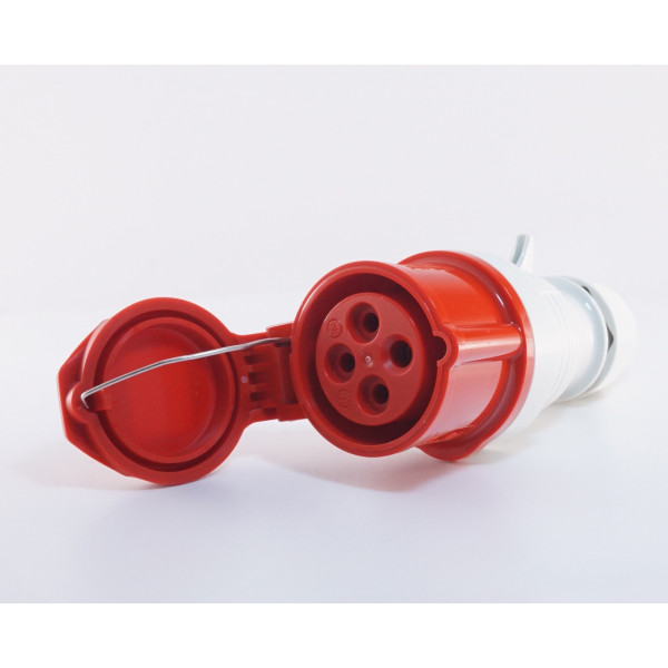 Трехфазный переносной разъем WALTHER WL310406 (3P+E) 16А 380V IP44 - фото №3