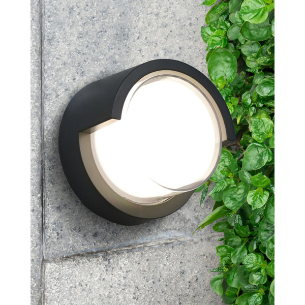 Вуличний світильник Goldlux 328786 Essen LED 1x12W 4000K 1400Lm IP44 чорний - фото №2