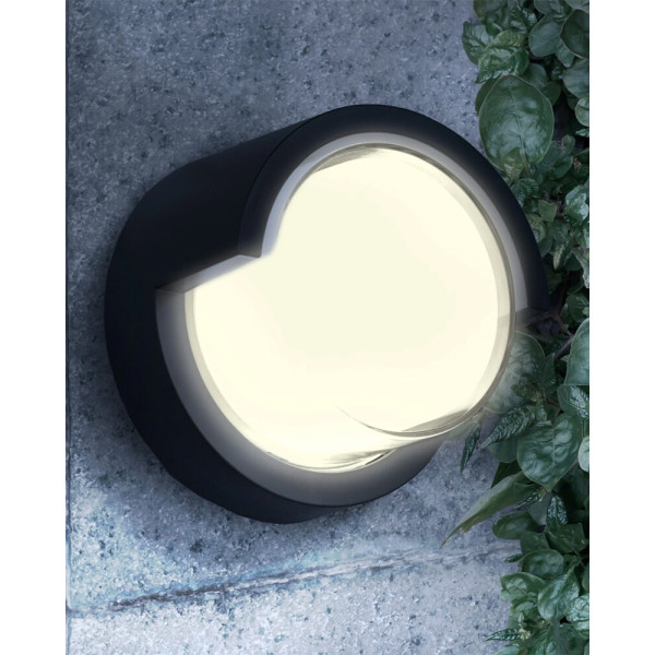 Вуличний світильник Goldlux 328786 Essen LED 1x12W 4000K 1400Lm IP44 чорний - фото №3