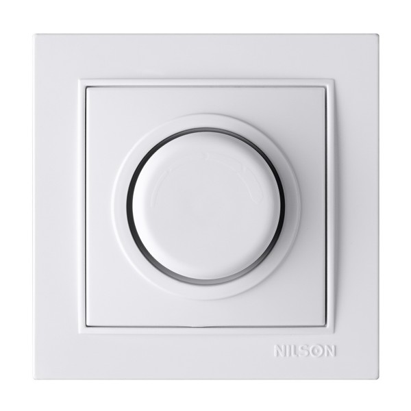 Світлорегулятор Nilson Thor білий 1000W з підсвіткою ( 27111053 )