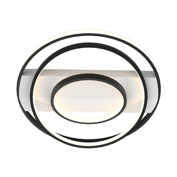 Світильник LED smart NITRO+пульт 100W 3000-5000K IP20 біло-чорний круг ( 220835 ) - фото №1