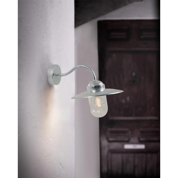 Вуличний світильник Nordlux 22671031 Luxembourg E27 1x60W IP54 сріблястий - фото №1