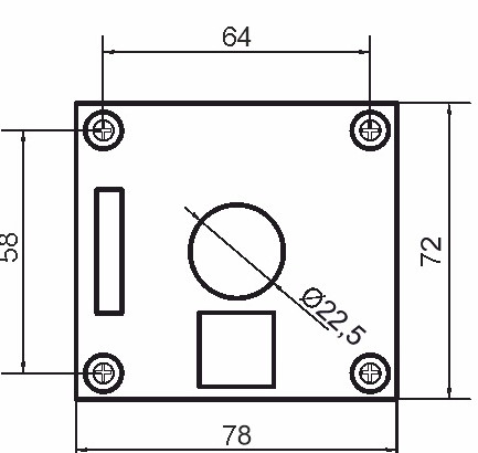 Одномісний пост керування Promfactor FP5-BOX1W02 - фото №2