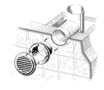 Грати Blauberg Decor 150s біла - фото №2