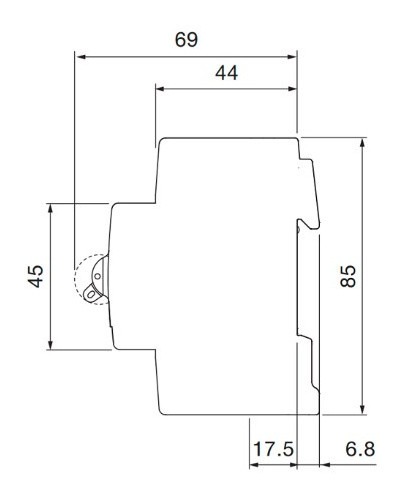Автоматичний вимикач ABB SH203-C6 тип C 6А - фото №5