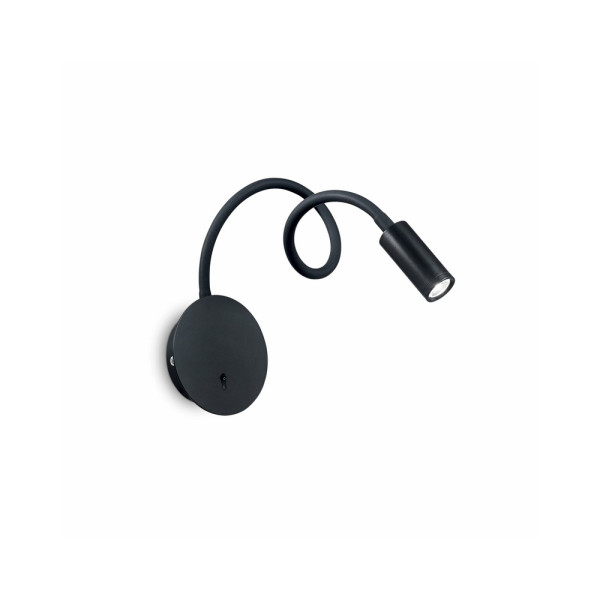 Бра, настенный светильник Ideal Lux Focus-2 ap1 nero 203195