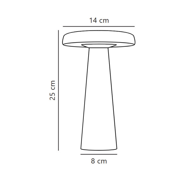 Светильник уличный портативный Nordlux 2220155050 Arcello LED 1x2.8W 2700K 300Lm IP54 антрацит - фото №4