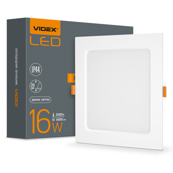 Світильник Videx Back 16Вт 5000K (VL-DLBS-165) - фото №2