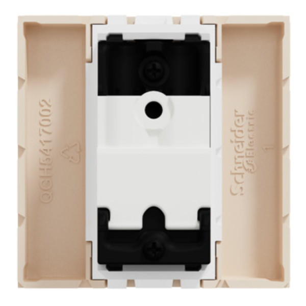Одинарна TV розетка Schneider Electric NU346244 2М (бежева) - фото №1