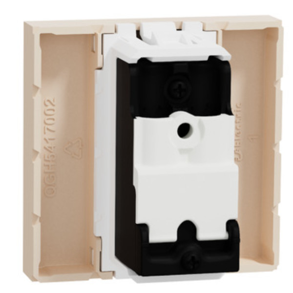 Одинарна TV розетка Schneider Electric NU346244 2М (бежева) - фото №3