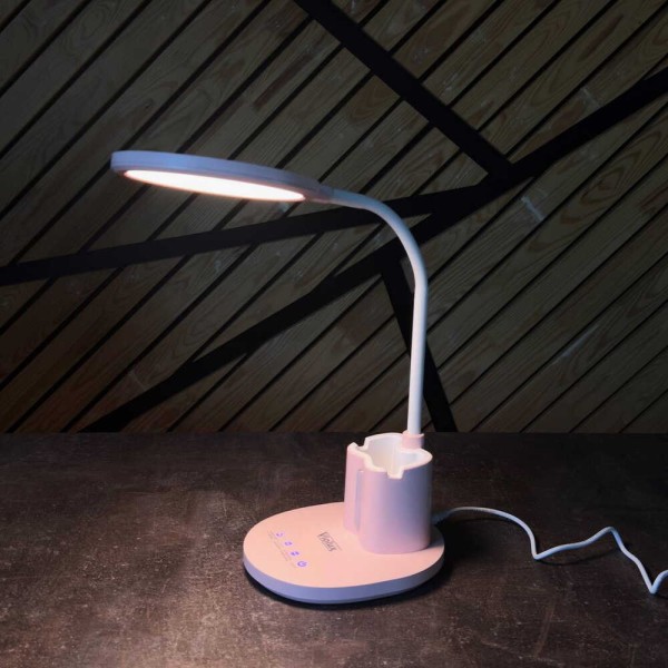 Світильник настільний LED JUNIOR 10W 3000-6500К рожевий Violux ( 530401 ) - фото №1