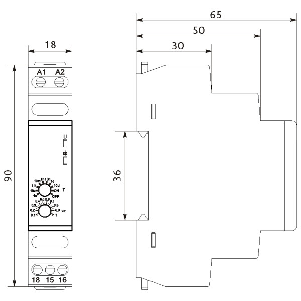 Сходове реле Promfactor FRT14 22 - фото №2