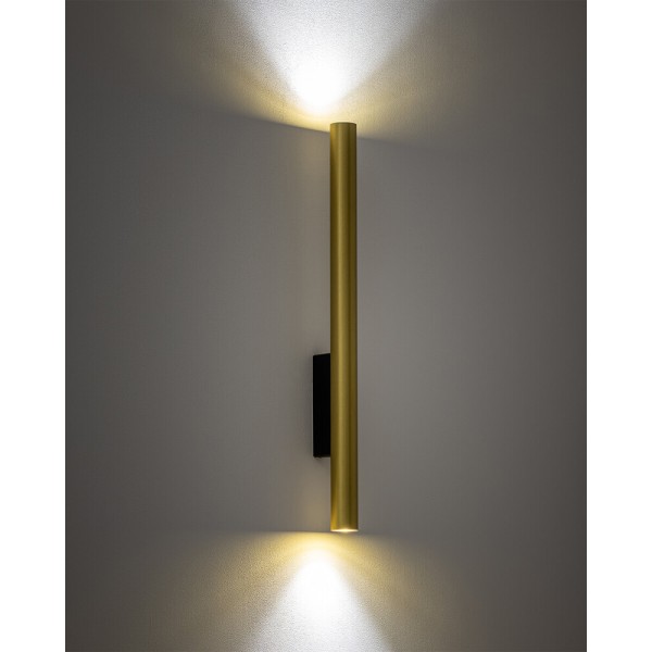 Бра, настінний світильник Nowodvorski 10760 Fourty Wall XL GU10 2x10W IP20 латунний - фото №1