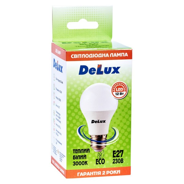 Світлодіодна лампа DELUX BL 60 12Вт 3000K 220В E27 - фото №2